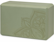 Gaiam Celery Point Pěnová kostka na jógu Gaiam 23 x 7 x 15 cm zelená