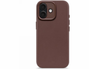 Elmarc Decoded Leather Backcover - ochranný kožený kryt kompatibilní s MagSafe pro iPhone 17 (čokoládovo hnědý)