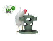 Beeztees Snack Tower Krmítko pro drůbež šedé 32,5cm