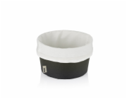 Košík na chleba Grana PU kůže černá 11,0cm 19,0cm KL-12547