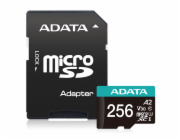 Paměťová karta microSD Premier Pro 256 GB UHS1 U3 V30 A2 + adaptér