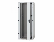 Stojanový rack 42U (š)800x(h)1200 př.i zad.dv.perf.dvoukřídlé, černý