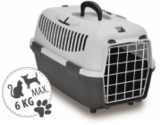 DoggyDolly Přepravka PETMAX NOMADE 1 METAL šedá 48x32x32