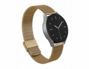 Burga Metal Mesh Elegance univerzální pro 22mm hodinky (zlaté)