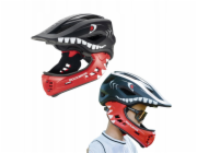 RockBros Dětská helma TT-32006 Shark s odnímatelnou čelistí, velikost S (48-52) - černá