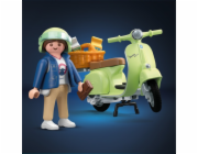 Playmobil Sada figurek Vespa 71621 Vespa 150 Sprint Veloce z roku 1969, světle zelená