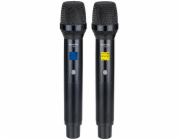 Citronic TU2-H, 2-kanálový bezdrátový mikrofonní set 823-832/863-865 MHz