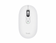 Trust Seron Slim/Kancelářská/Optická/3 200 DPI/USB+BT/Bílá