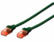 DIGITUS CAT 6 U-UTP patch cable PVC AWG 26/7 length 1m color green