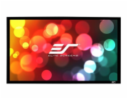 ELITE SCREENS plátno v pevném rámu 100" (254 cm)/ 16:9/ 124,4 x 221,4 cm/ Gain 1,1/ rám černý 6 cm