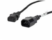 Lanberg IEC 320 C13 - C14 napájecí kabel, 1,8 m, černý (CA-C13E-11CC-0018-BK)