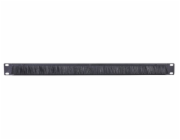 APC 1U CABLE PASS-THRU W/ BRUSH STRIP BLACK