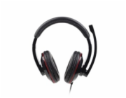 GEMBIRD sluchátka s mikrofonem MHS-U-001 Gaming, černá, USB