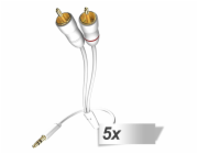in-akustik Star Audio Kabel 3,5 mm Jack - Cinch 1,5 m