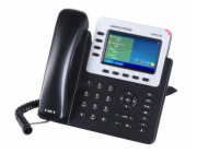 Grandstream GXP2140, 4,3" TFT bar. displej, 4 SIP účty, 4 prog. tl., BT, dual Gbit port, PoE