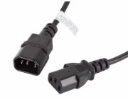 LANBERG IEC 320 C13 na C14 kabel 1.8M černý  