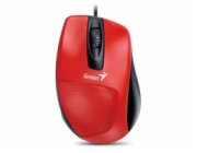 GENIUS myš DX-150X, drátová, 1000 dpi, USB, červená