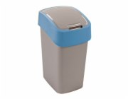 Curver® FLIP BIN 9 litrů, šedá/stříbrná/modrá, na odpadky