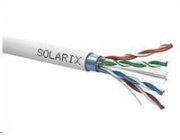 Kabel Solarix FTP Cat6 drát 500m PVC