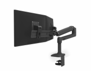 ERGOTRON LX 45-489-224 ERGOTRON LX Desk Dual Direct Arm, matná černá , stolní rameno pro 2 monitry až 25"