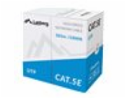 Instalace Lanberg UTP, kat.5e, CU drát, 305m, šedý (LCU5-11CU-0305-S)