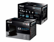 ASUS External Slim BD Writer SBW-06D2X-U BLACK, USB 3.1, Blu-ray