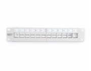 Digitus DN-91419 DIGITUS Modulární propojovací panel, stíněný, 12 portů, 1U, 254 mm (10 "), montáž do stojanu, šedá RAL 7035