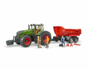Bruder Traktor Fendt 1050 Vario s figurkou mechanika a dílenským nářadím (04041)