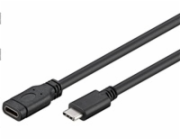 PREMIUMCORD USB- C prodlužovací kabel (USB 3.1 generation 1), C/M - C/F, 2m