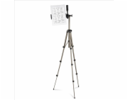 HAMA set stativ 106 3D + držák 2v1/ pro fotoaparáty a videokamery/ zátěž 0,5kg/ hliník/ béžová