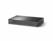 Switch TP-Link TL-SF1008LP 8x LAN, 4xPoE+, 41W, dosah 250m, kov