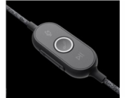 Logitech Zone Wired - slúchadlá s mikrofónom, USB - grafitové
