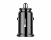 Nabíječka do auta USB 2.0 -USB-C 30W, černá