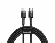 Baseus Cafule Series nabíjecí/datový kabel USB-C na USB-C PD2.0 60W Flash 1m, šedá-černá