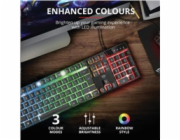 TRUST herní klávesnice GXT 835 Azor Illuminated Gaming Keyboard CZ/SK