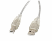Lanberg USB 2.0 AM-BM 3M USB kabel (CA-USBA-12CC-0030-TR)