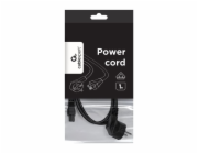 Gembird PC-186-ML12-1M napájecí kabel Černá CEE7/7 C5 rozdvojovač