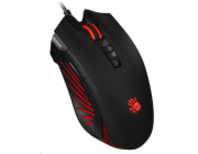 A4tech BLOODY V9M herní myš, až 4000DPI, V-Track technologie, 160KB paměť, USB, CORE 2, kovové podložky