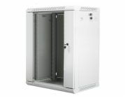 Lanberg 19 skříň, 18U, 600x450, šedá, (FLAT PACK) (WF01-6418-10S)
