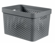 Box Curver Infinity Dots 17L šedý