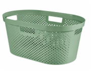 Koš na prádlo Curver Infinity Dots 40L zelený