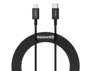 Baseus Datový kabel Superior Series USB-C/Lightning 20W 2m černý