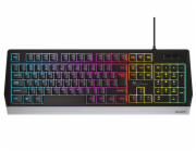 Genesis herní klávesnice RHOD 300 US layout, 7-zónové RGB podsvícení