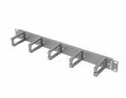 Lanberg 1U kabelový organizér s typem B pro 19'' stojany, černý (AK-1202-B)