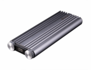 AKASA externí box M.2 PCIe NVMe SSD na USB 3.2 Gen 2x2, Hliníkový kryt