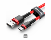 Baseus datový kabel Cafule USB-C 2m 2A červený
