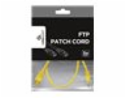 Gembird PP22-0,5M/Y Patch FTP kat. 5e, 0,5m, žlutý Gembird patch kabel CAT5e, FTP, 0.5 m, žlutý