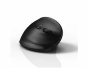 PORT vertikální bezdrátová ergonomická myš, BT, 2,4 GHz, USB-A/C, pro praváky, černá