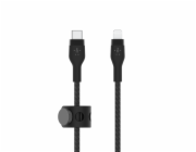 Belkin BOOST CHARGE Lightning/USB-C kabel, 3m, černý - odolný PRO Flex