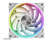 AKASA ventilátor SOHO AR, 12cm ARGB PWM fan, 120x120x25mm, bílá